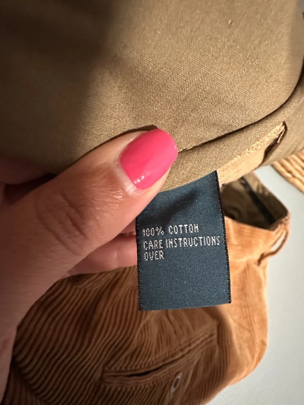 Vintage 90s Polo Ralph Lauren Men’s  Tan Corduroy Pants Preppy Men’s 40 x 30